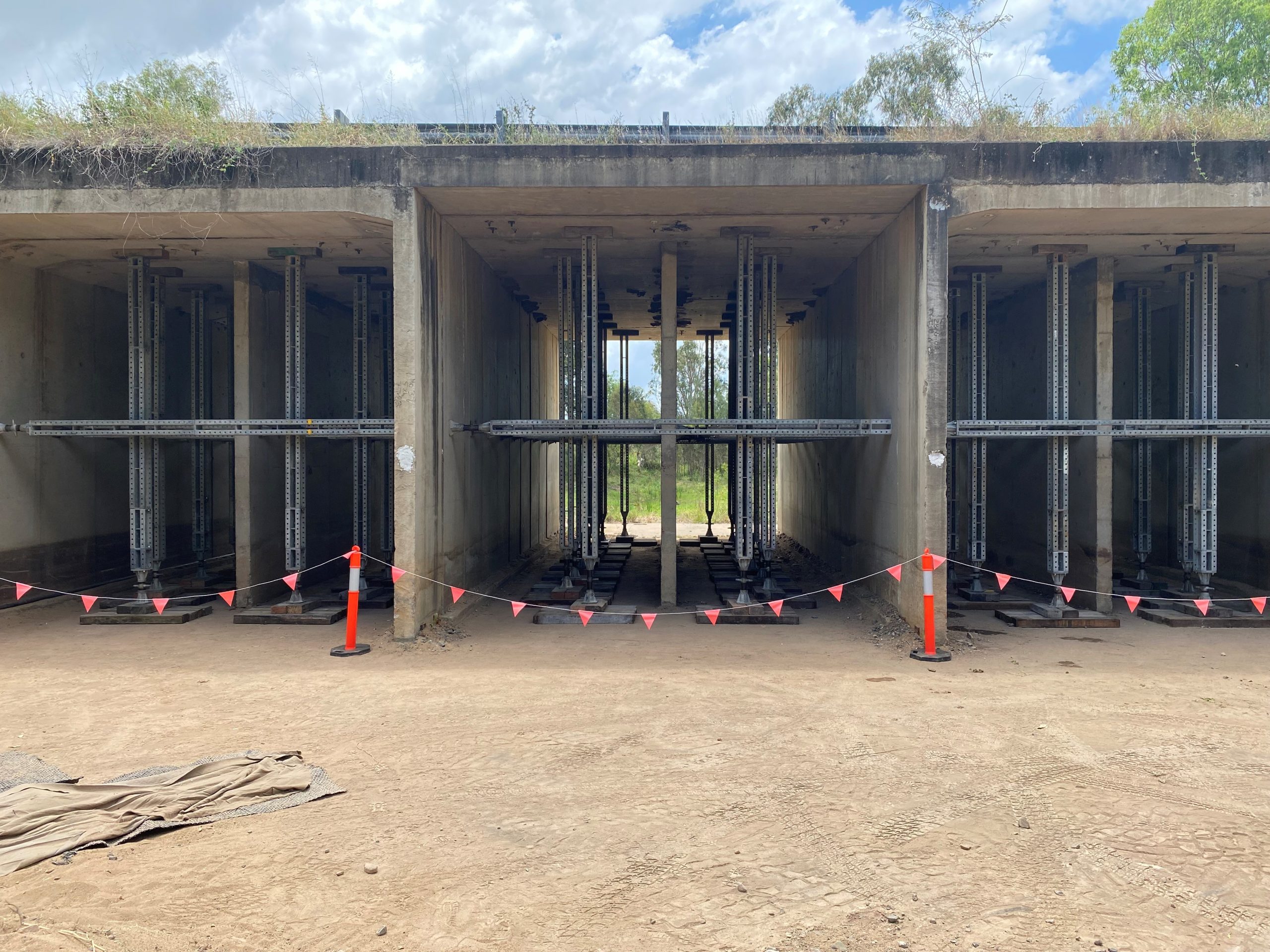 Back Propping Concrete Culverts - Regional Queensland - Shore Hire